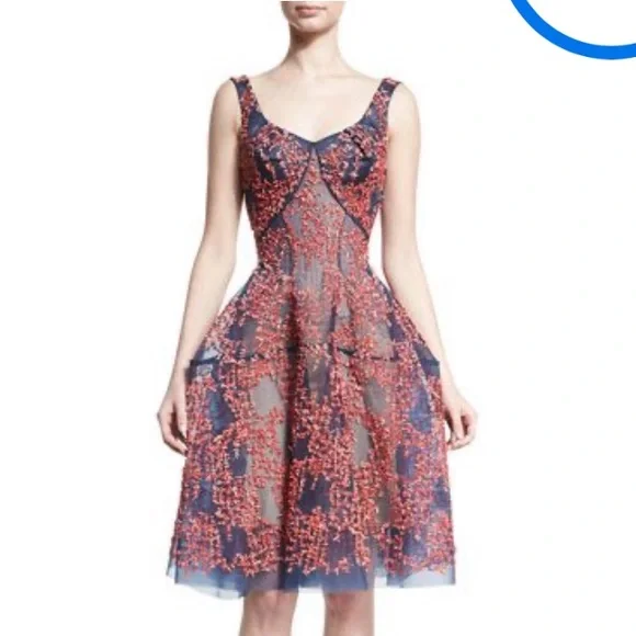 sachin and babi light blue dress Zac Posen, Noemi Sample Wedding Dress Save 73% main image 1
